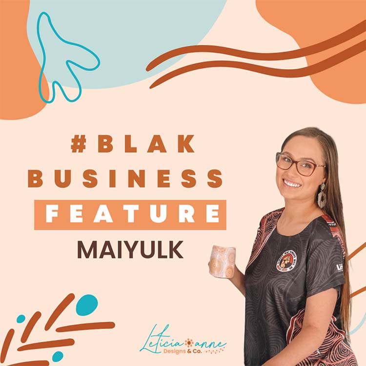 #Blak Business Feature Graphic of Tenee of Mailyuk