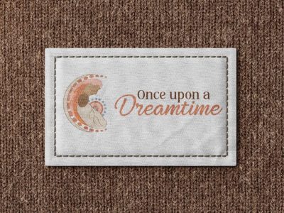 Mockup tag for baby clothes