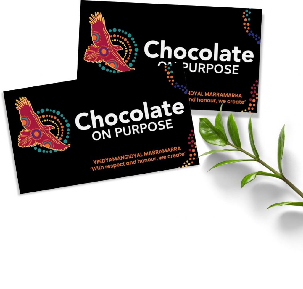 business card design for chocolate business