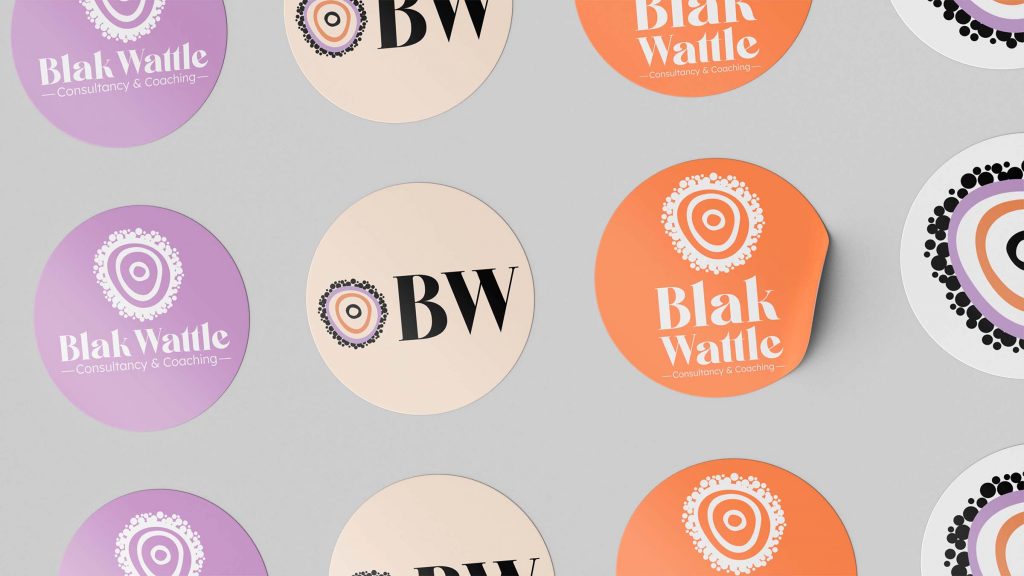 Blak Wattle Stickers