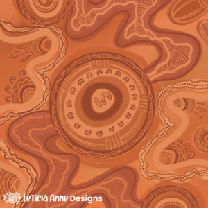 Mother journey artwork, First Nations Design